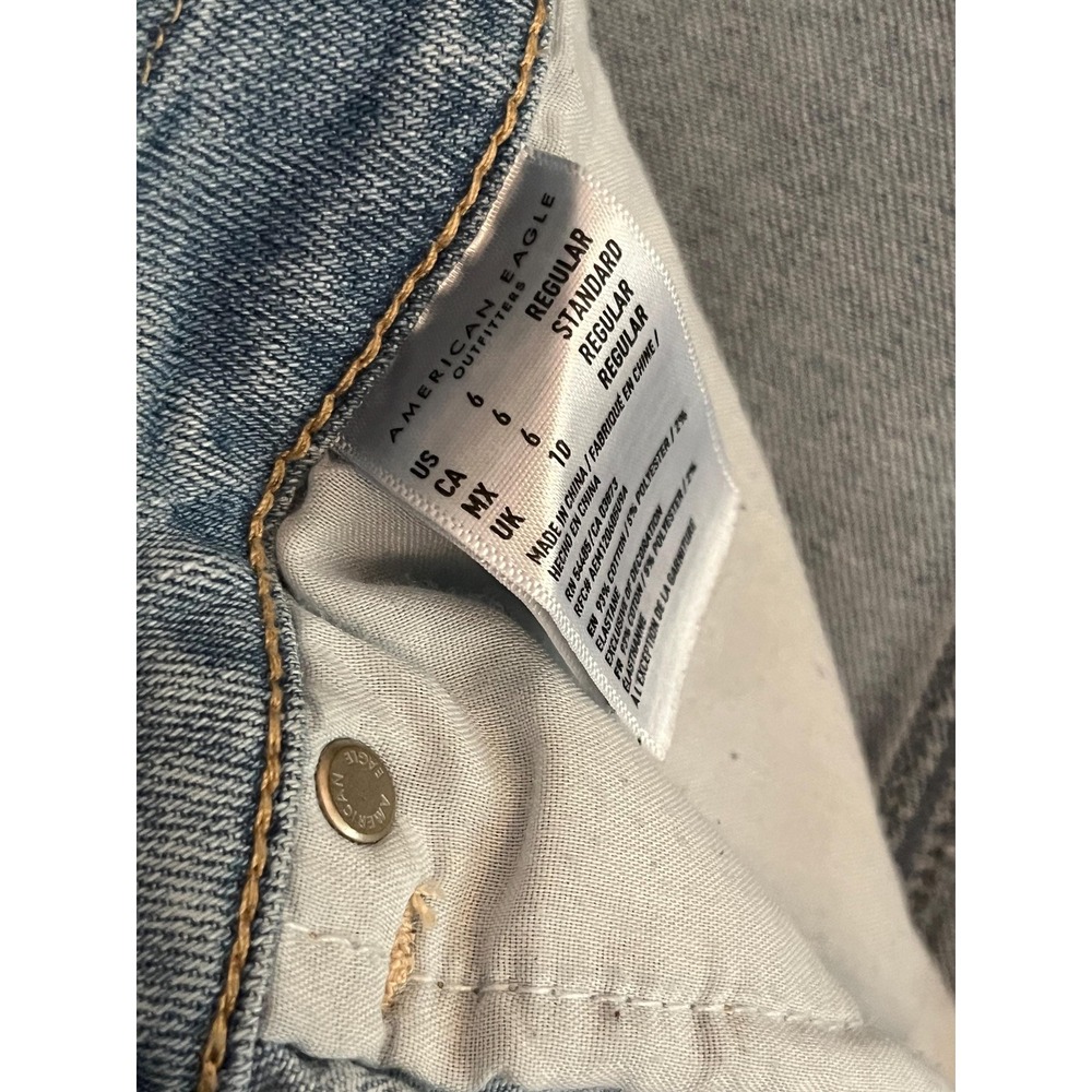American Eagle AE Hello Kitty Women's Denim Jean Skirt Upcycled Sz.6 Cottagecore - Picture 3 of 10
